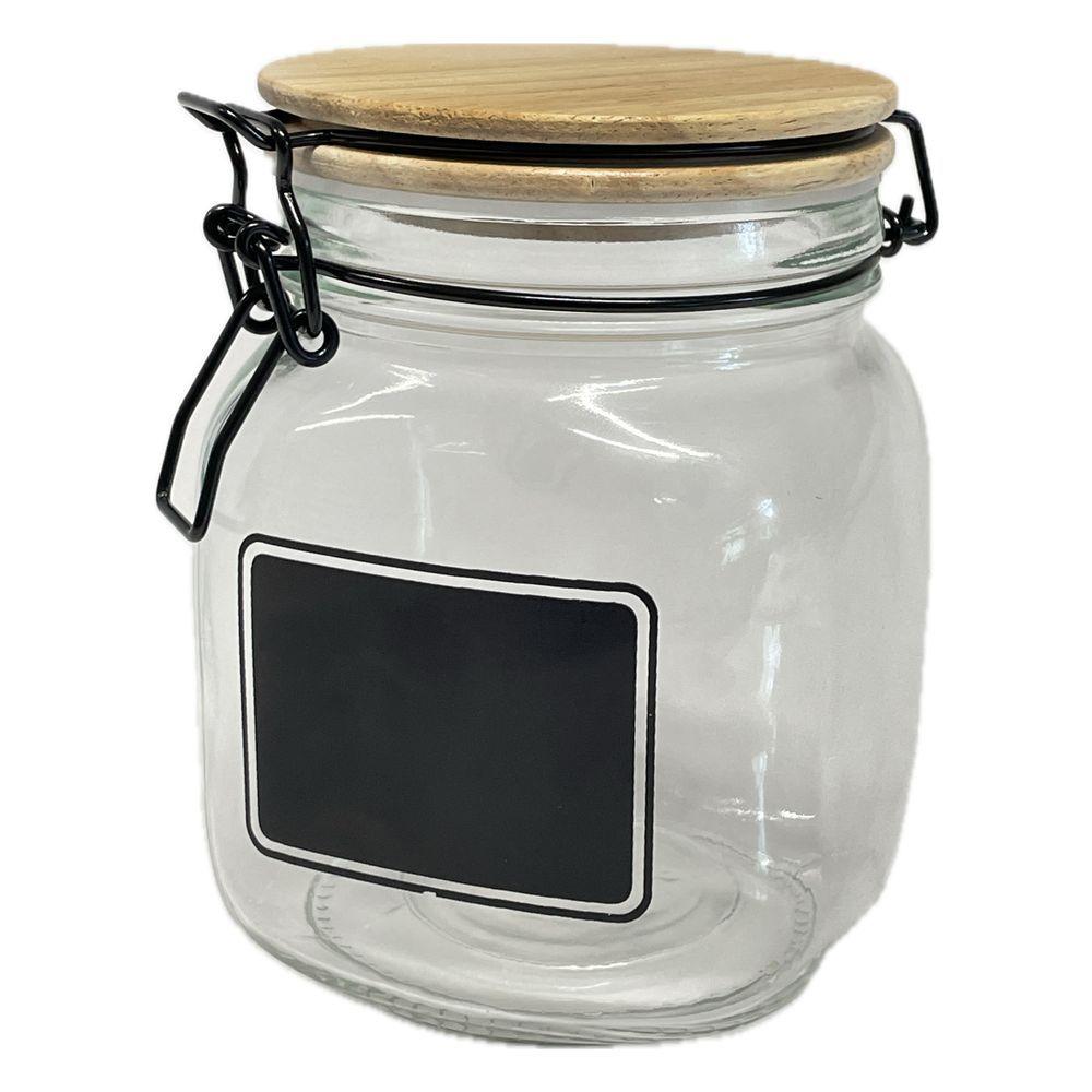 RUE 61262 Barattolo Vetro Lavagnetta 1000Ml 11,5*11,5*14,7Cm