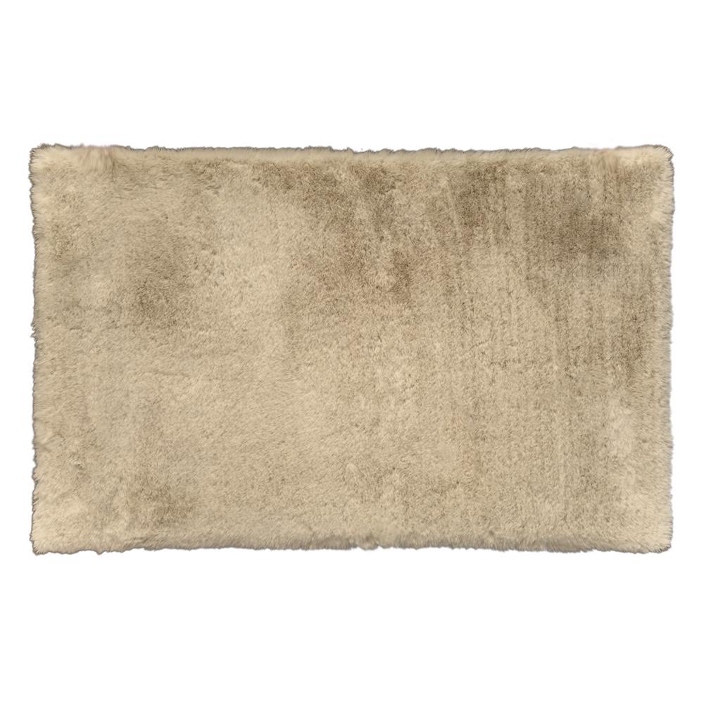 Rug 57350 Tappeto Ecopelliccia Coniglio Rettangolare Crema 90*150Cm - Tessuto Crema - Tappeti | Mikasa
