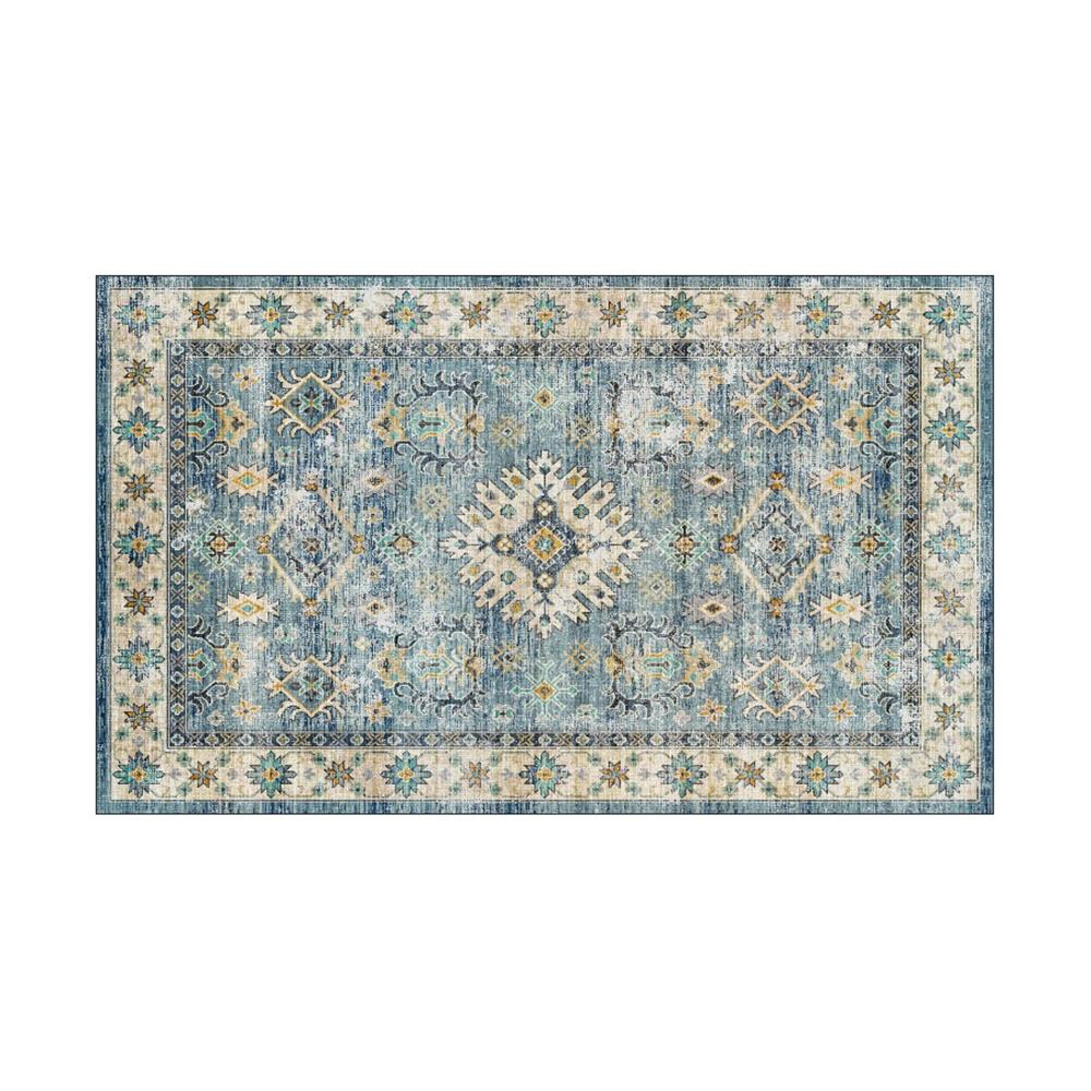 Rug 57366 Tappeto Stampato Fiore Vintage 90*150Cm