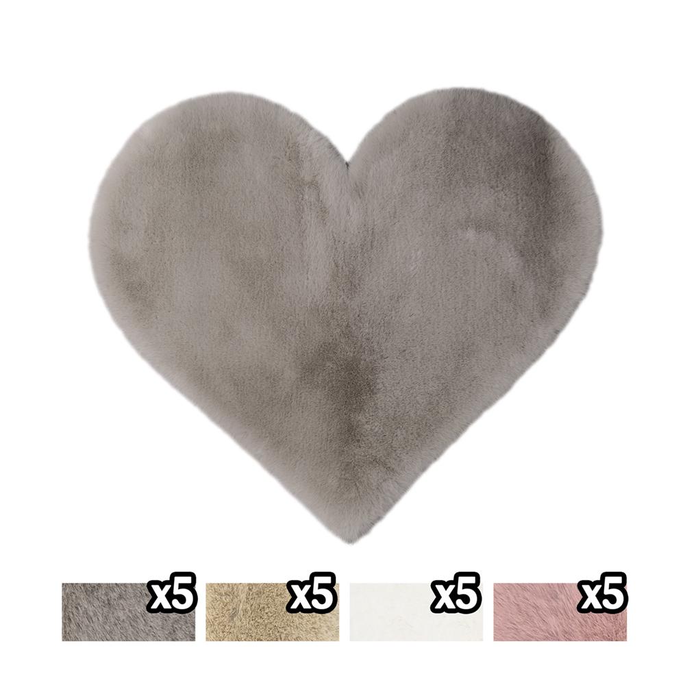Rug 58071 Tappeto Cuore Soft 60*70Cm 4 Ass.