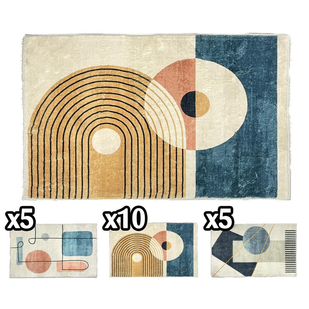 Rug 59541 Tappeto Modern Lines 50*80Cm 3 Ass.
