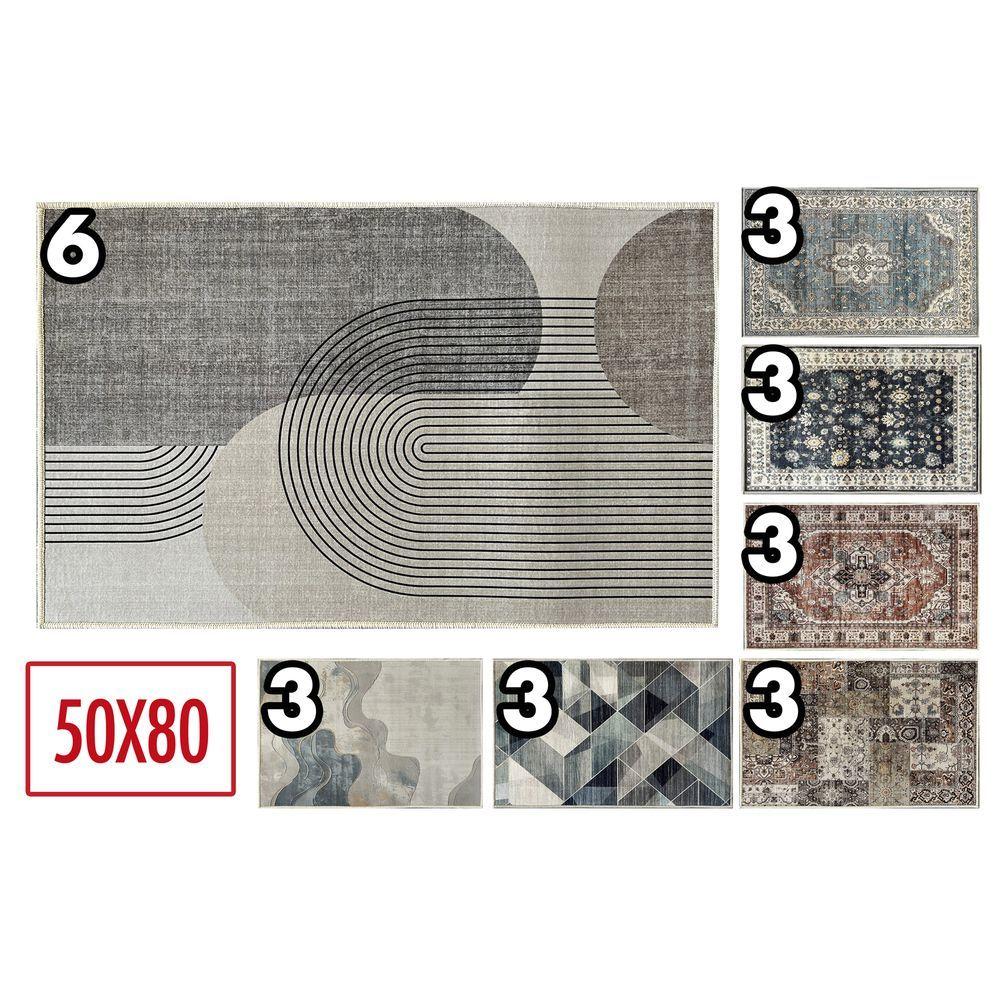 RUG 62467 Tappeto Kashan 50*80Cm 7 Ass.