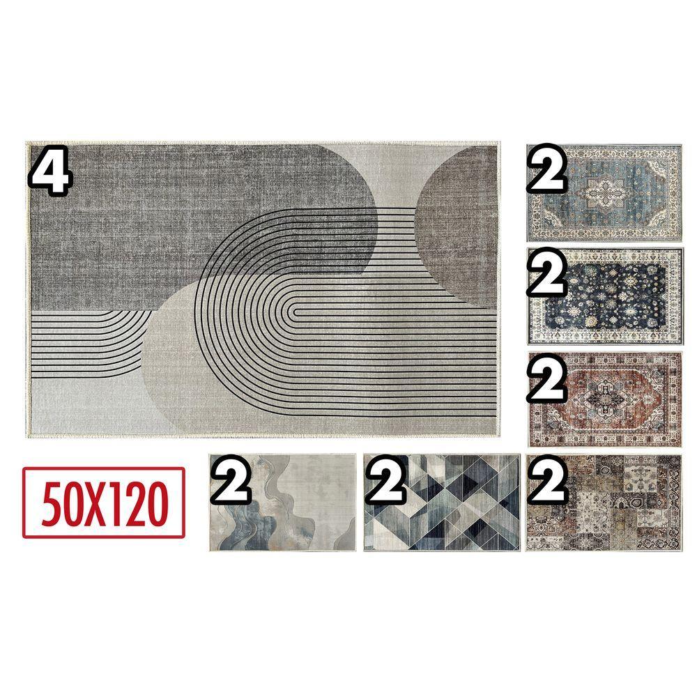 RUG 62468 Tappeto Kashan 50*120Cm 7 Ass.