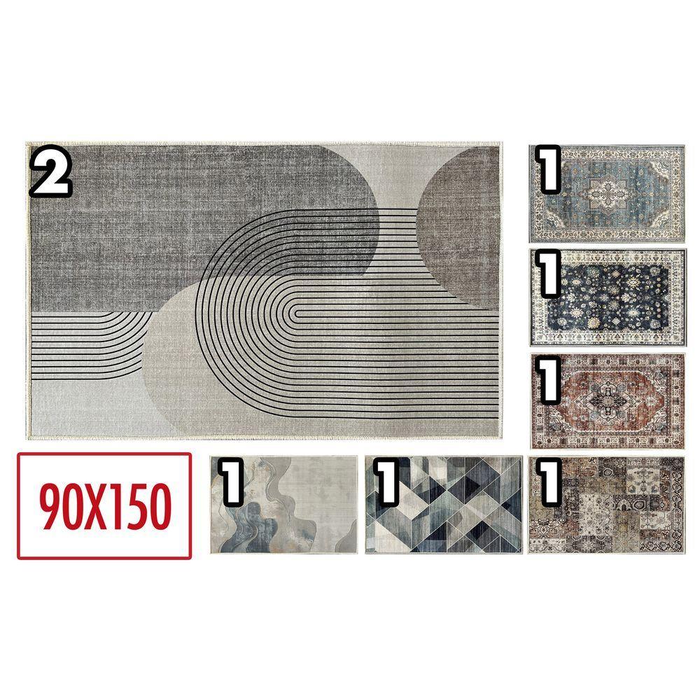 RUG 62471 Tappeto Kashan 90*150Cm 7 Ass.