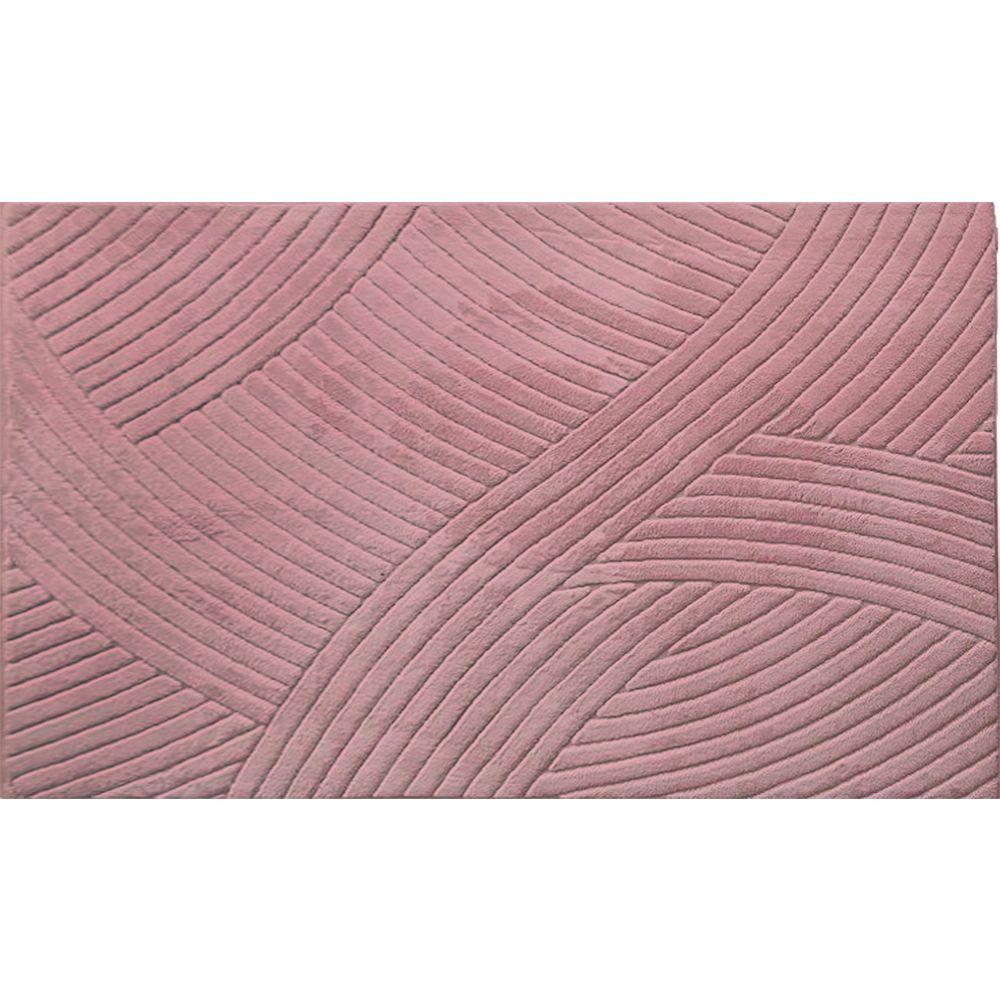 RUG 62728 Tappeto Modern Lines Rosa 90*150Cm