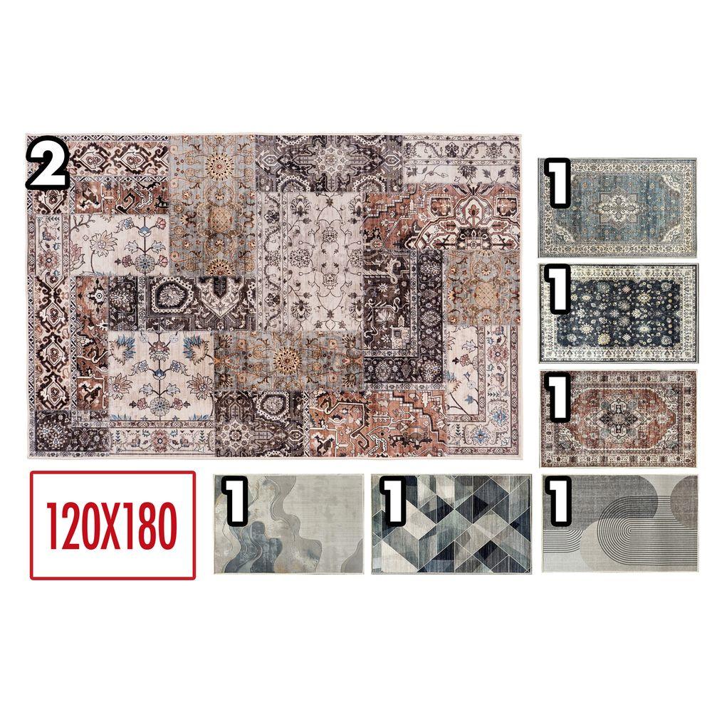 RUG 62737 Tappeto Kashan 120*180Cm 7 Ass.