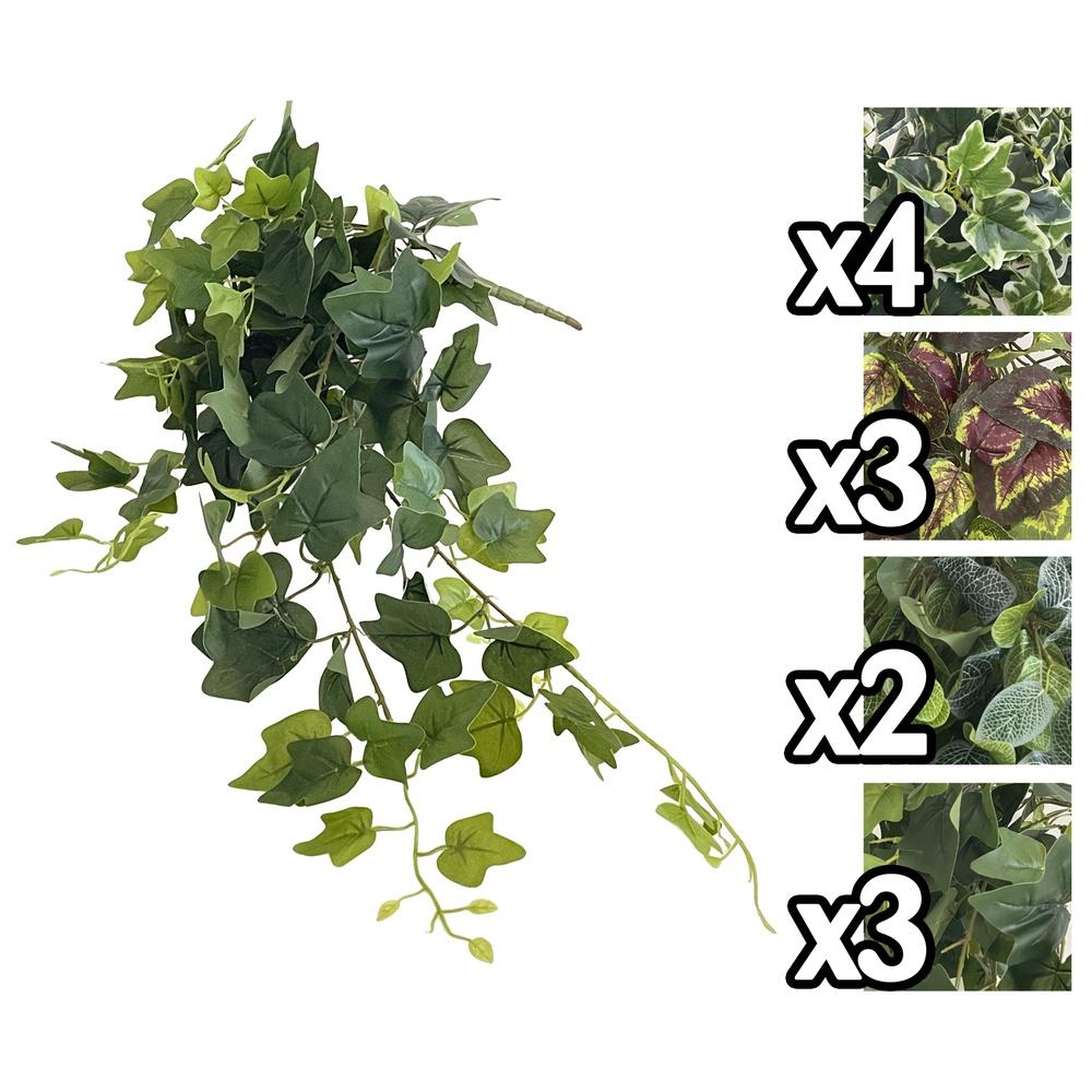 Sil 59800 Bush Foglie Green 30*80Cm 4 Ass.