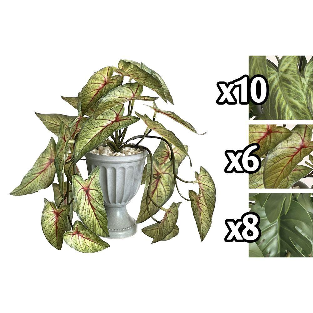 Sil 59806 Vaso Classic Pianta Tropicale 25Cm 3 Ass.