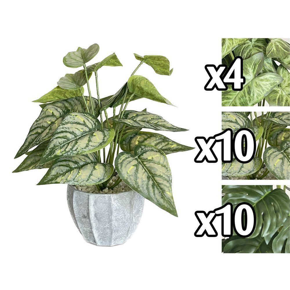 Sil 59809 Vaso Tropicale 32Cm 3 Ass.