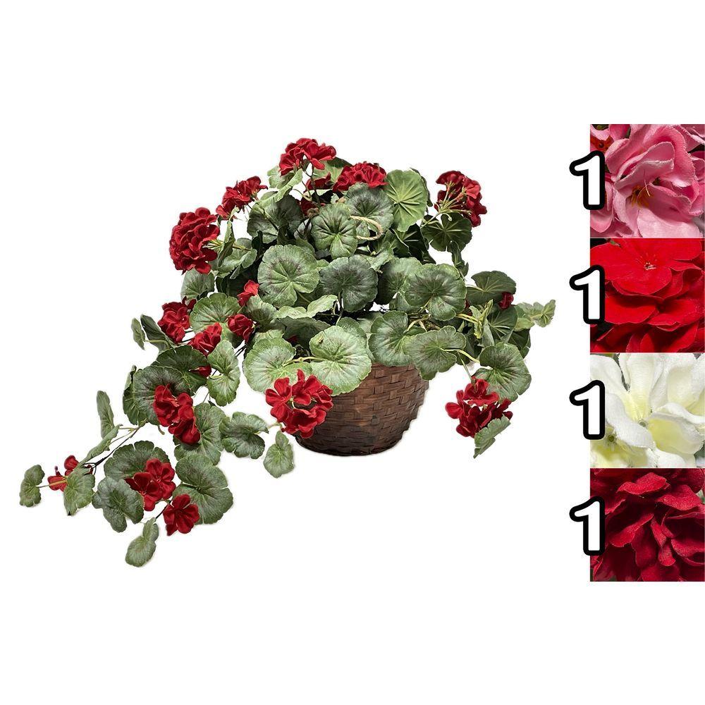 SIL 61557 Vaso Gerani Da Appendere Verdan 55*55*40Cm 4 Ass.