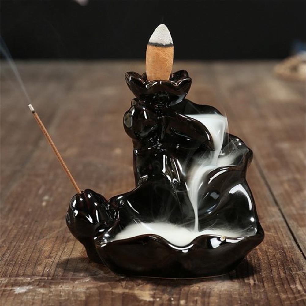 Sl-15 Porta Cono Loto - Ceramica Argento - Incensi & Accessori | Mikasa