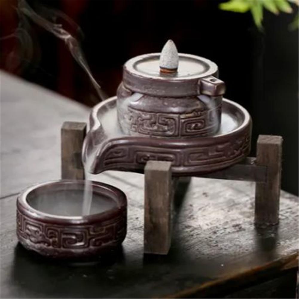 Sl-22 Supporto 'Feng Shui' Per Incensi A Casc - Ceramica Argento - Incensi & Accessori | Mikasa