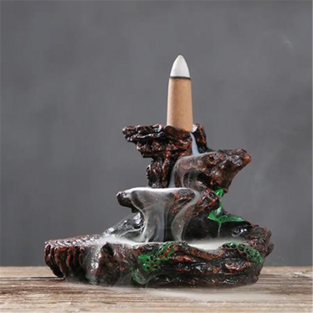 Sl-25 Supporto 'Albero Piccolo' Per Incensi A C - Ceramica Argento - Incensi & Accessori | Mikasa