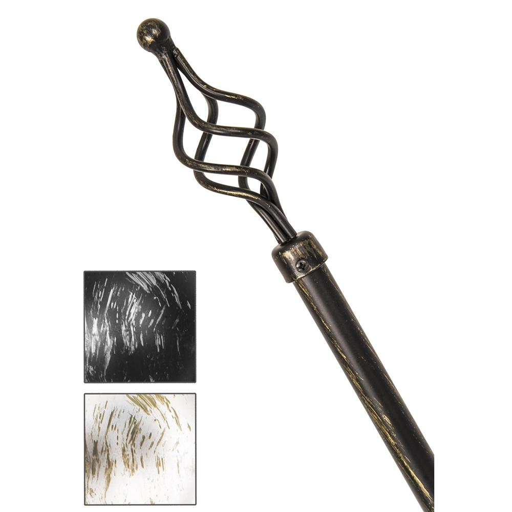 Asta Vortice 120-210Cm 3Ass - Metallo Assortito - Aste Tende | Mikasa
