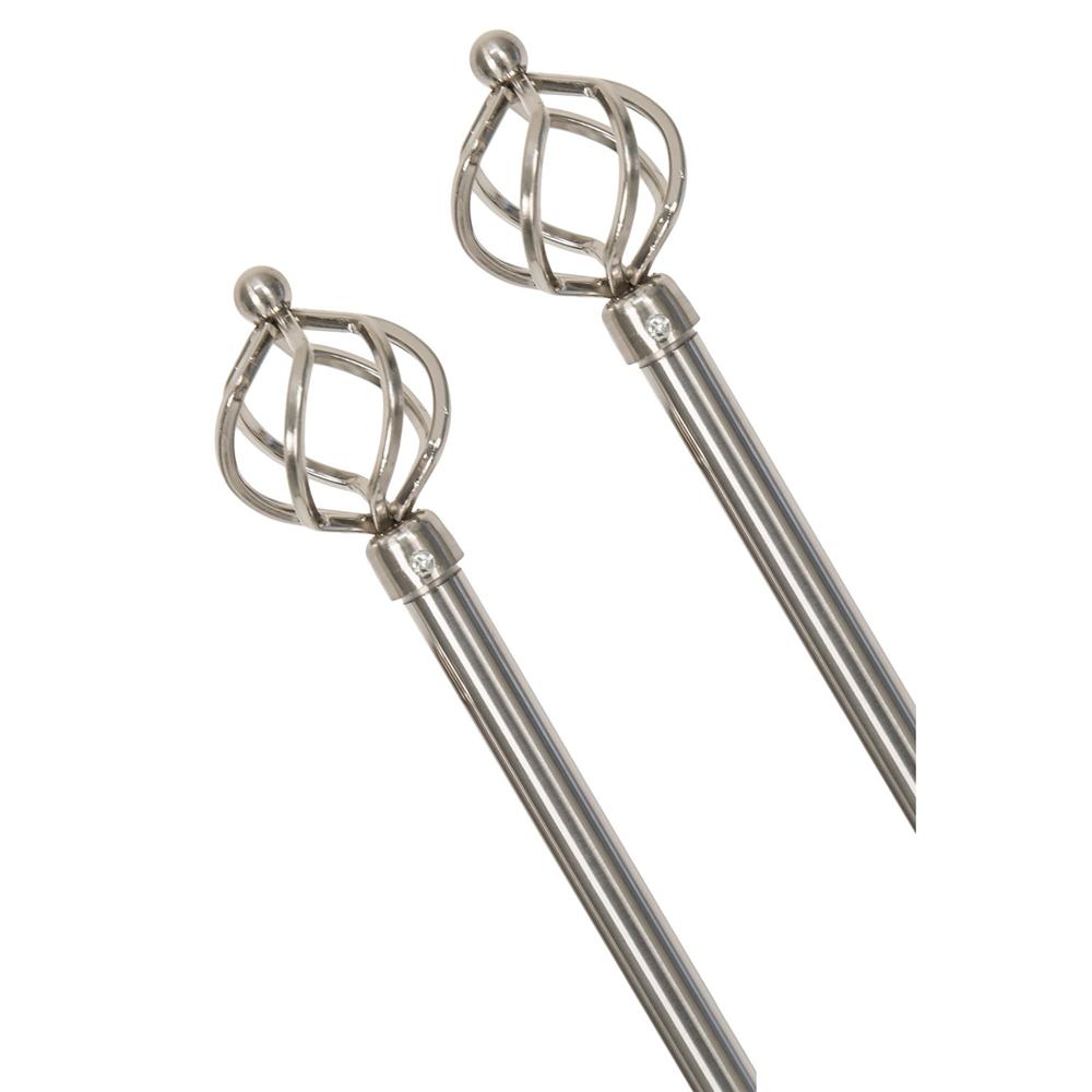 Sma A0018 Asta Traforata Doppia 120-210Cm Silver Plated
