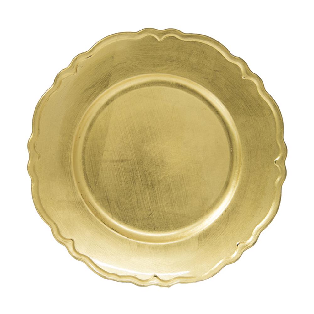 Sot 48544-41706 S.Piatto Lacy Gold Xmas   1/24  33*33*2Cm - Oro - Casalinghi | Mikasa