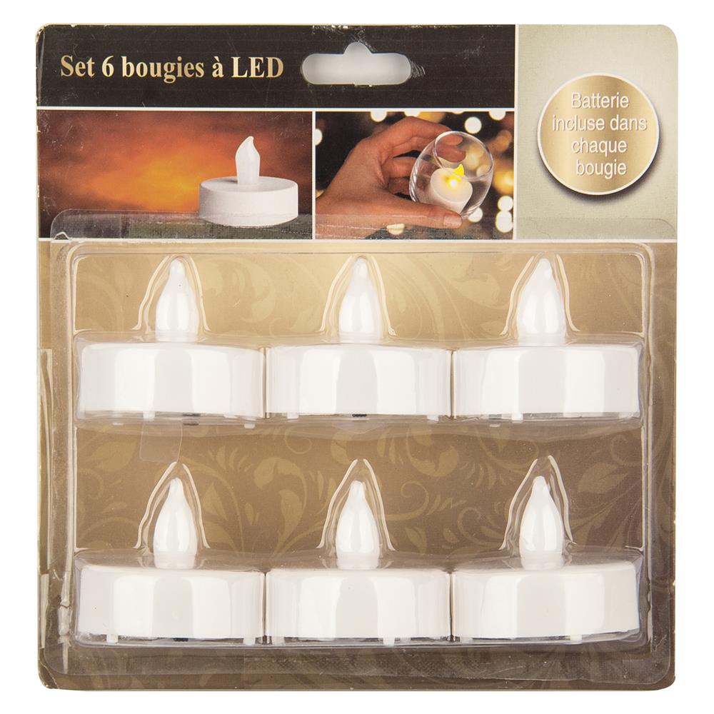 STO 48134 SET 6 TEALIGHT LED
