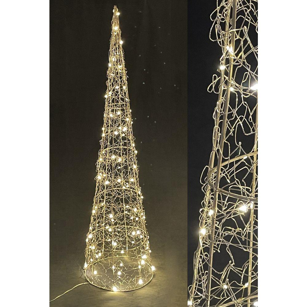 Sul 61456 Albero Luminoso Cono Xmas 100 Led 100Cm
