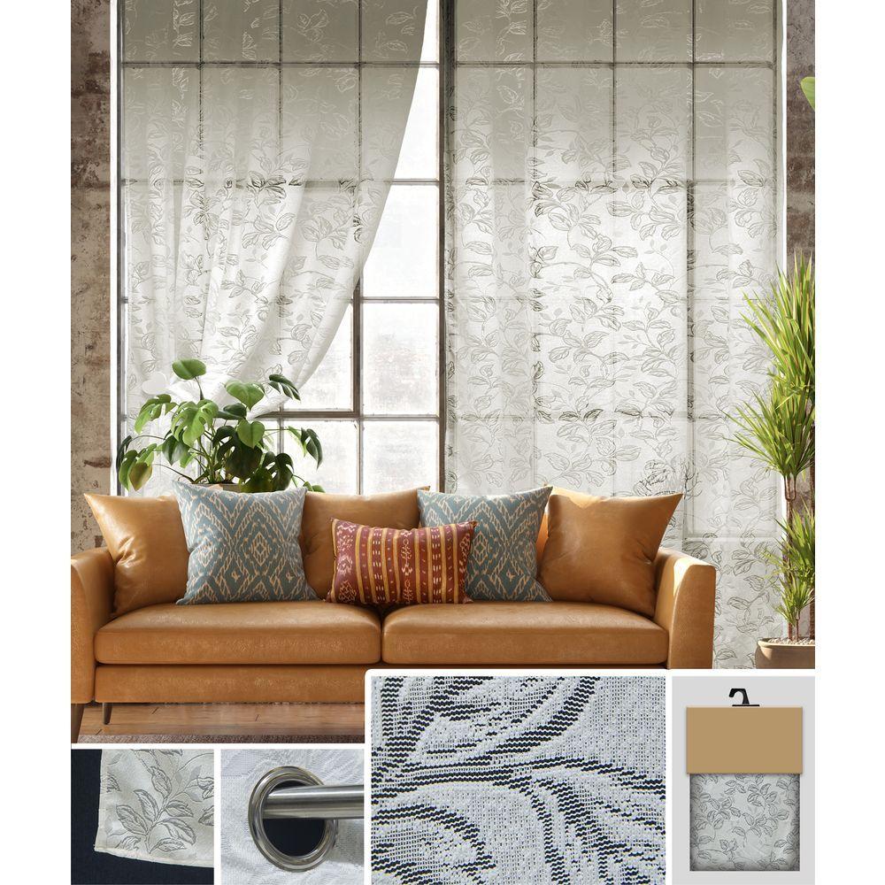 TEN 62119 Tenda Flora Cream 140*280Cm