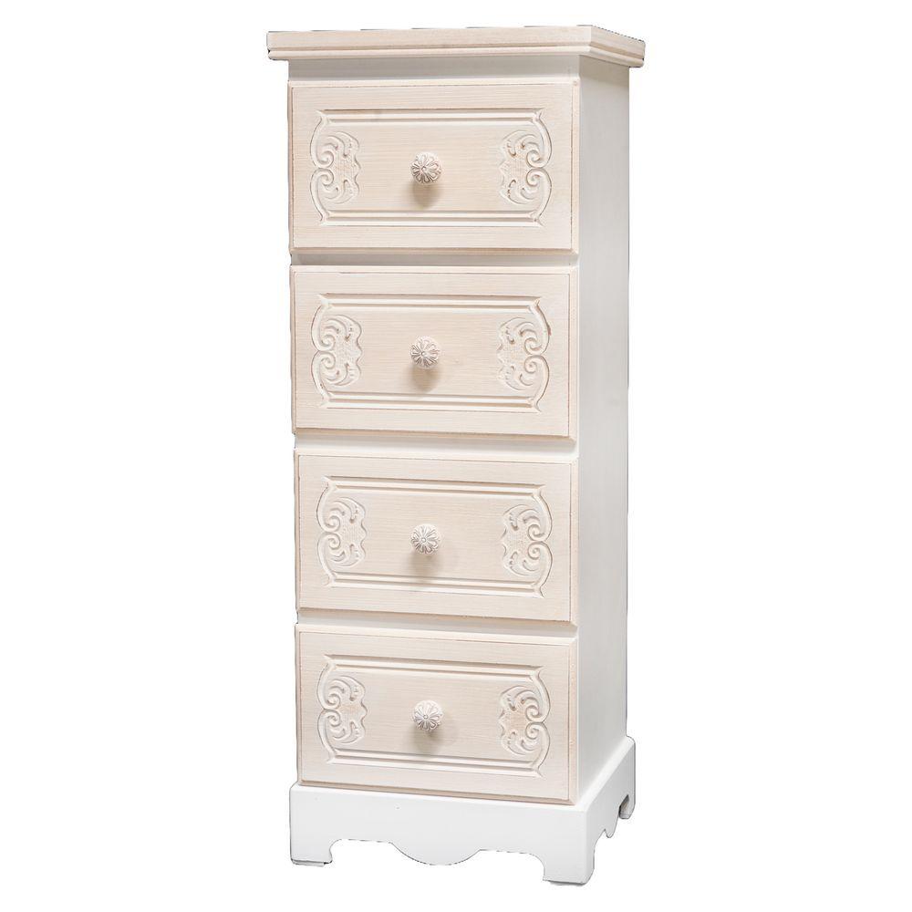 TIA 61912 Mobiletto 4 Cassetti Coventry 31*26*80Cm