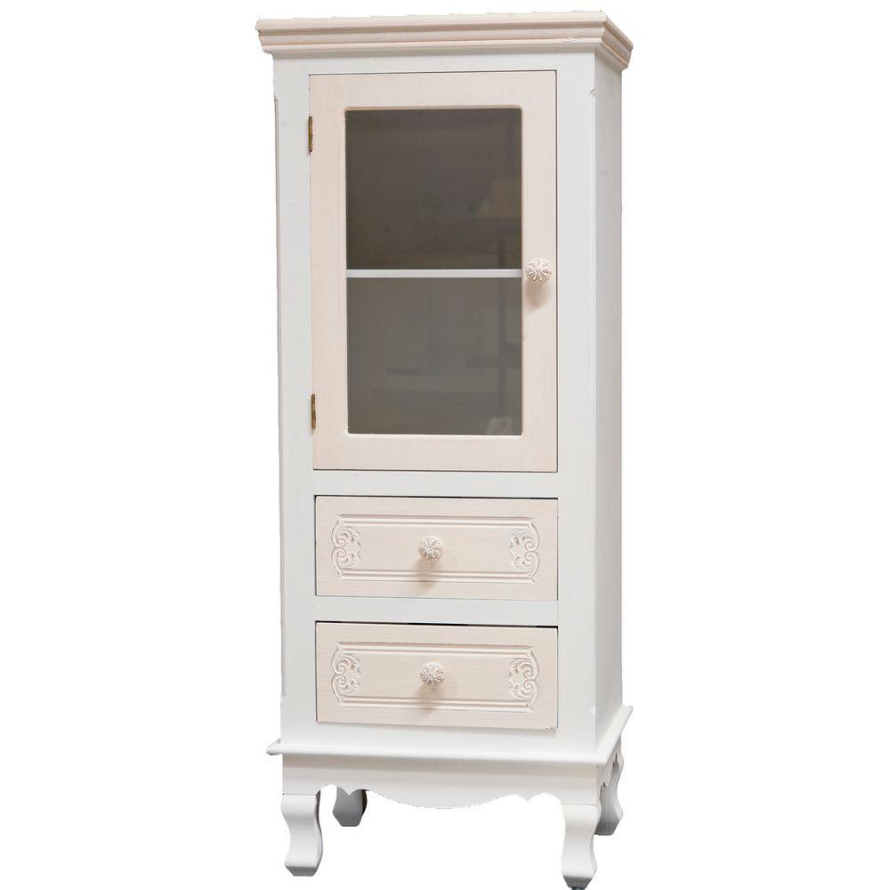 TIA 61935 Mobiletto Vetrina Coventry 2 Cass. 40*30*100Cm