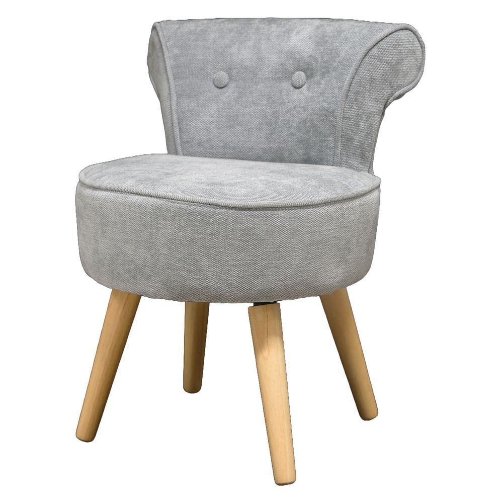 TIA 61939 Poltroncina Parigi Vogue Grigia 45*45*61Cm - Grigio - Poltroncine | Mikasa