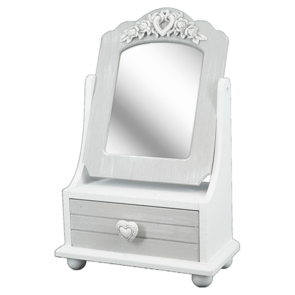 TIA 61950 Toeletta Con Specchio Romantic Grey 21,5*10,5*34Cm