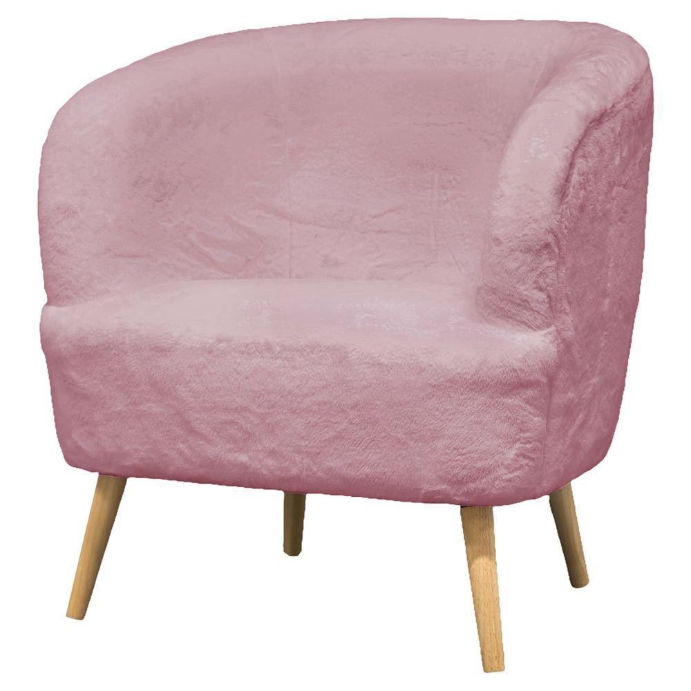 TIA 62339 Poltrona Soft Majesty Rosa Antico 73*66*78Cm