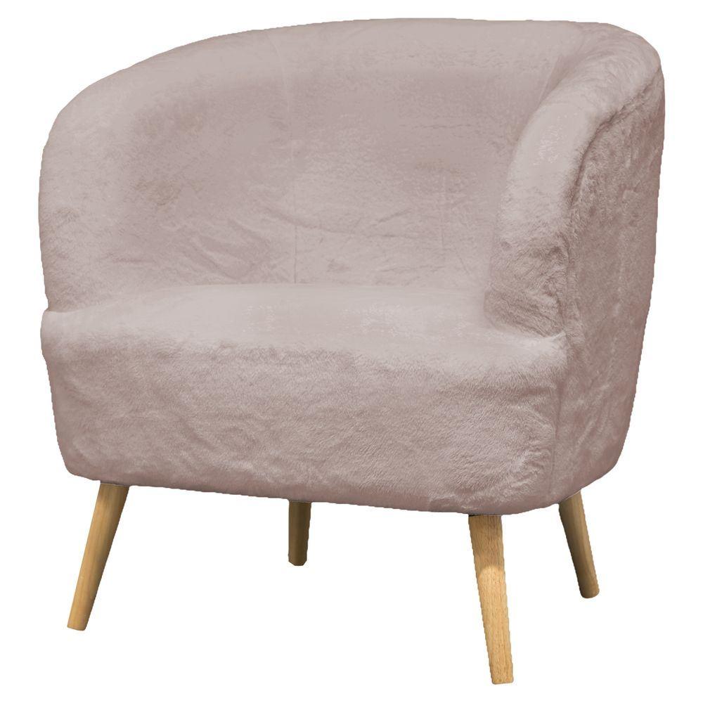 TIA 62340 Poltrona Soft Majesty Tortora 73*66*78Cm - Tortora - Poltrone | Mikasa