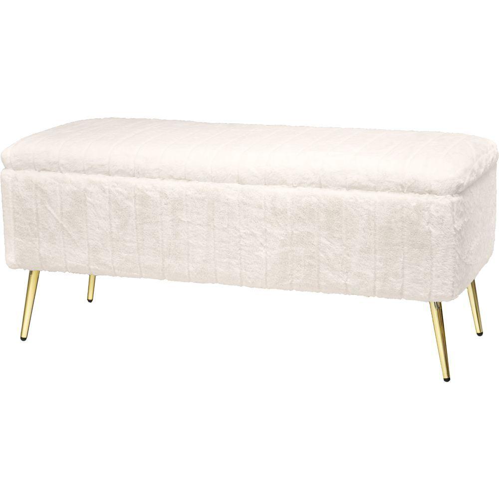 TIA 62342 Panca Soft Strisce Crema 110*42*50Cm - Crema - Panchine | Mikasa