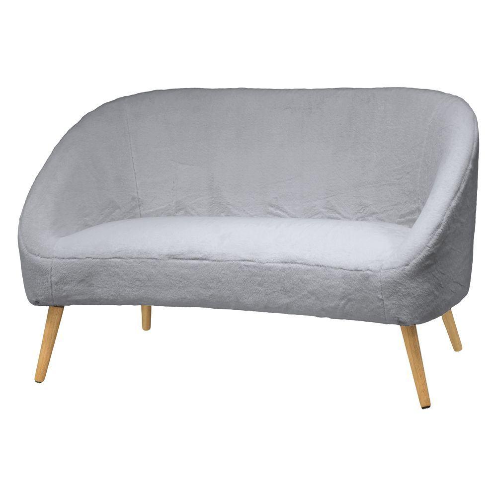 TIA 62354 Divano Soft Majesty Grigio 137*69*79Cm - Grigio - Divani | Mikasa