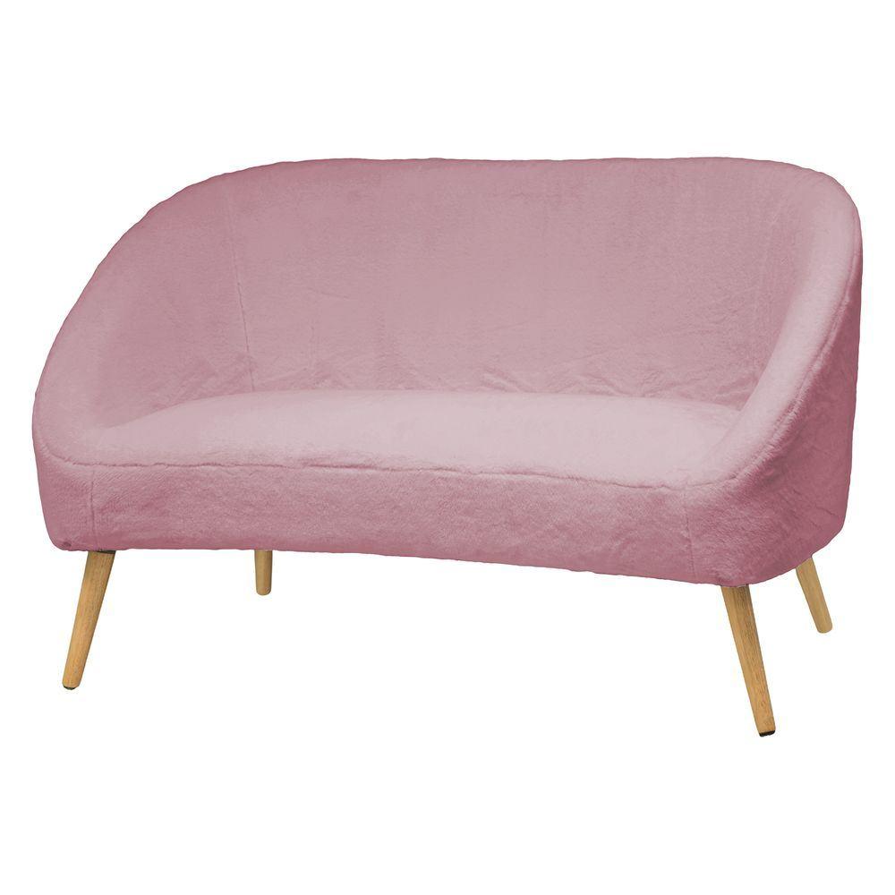 TIA 62355 Divano Soft Majesty Rosa Antico 137*69*79Cm - Rosa - Divani | Mikasa