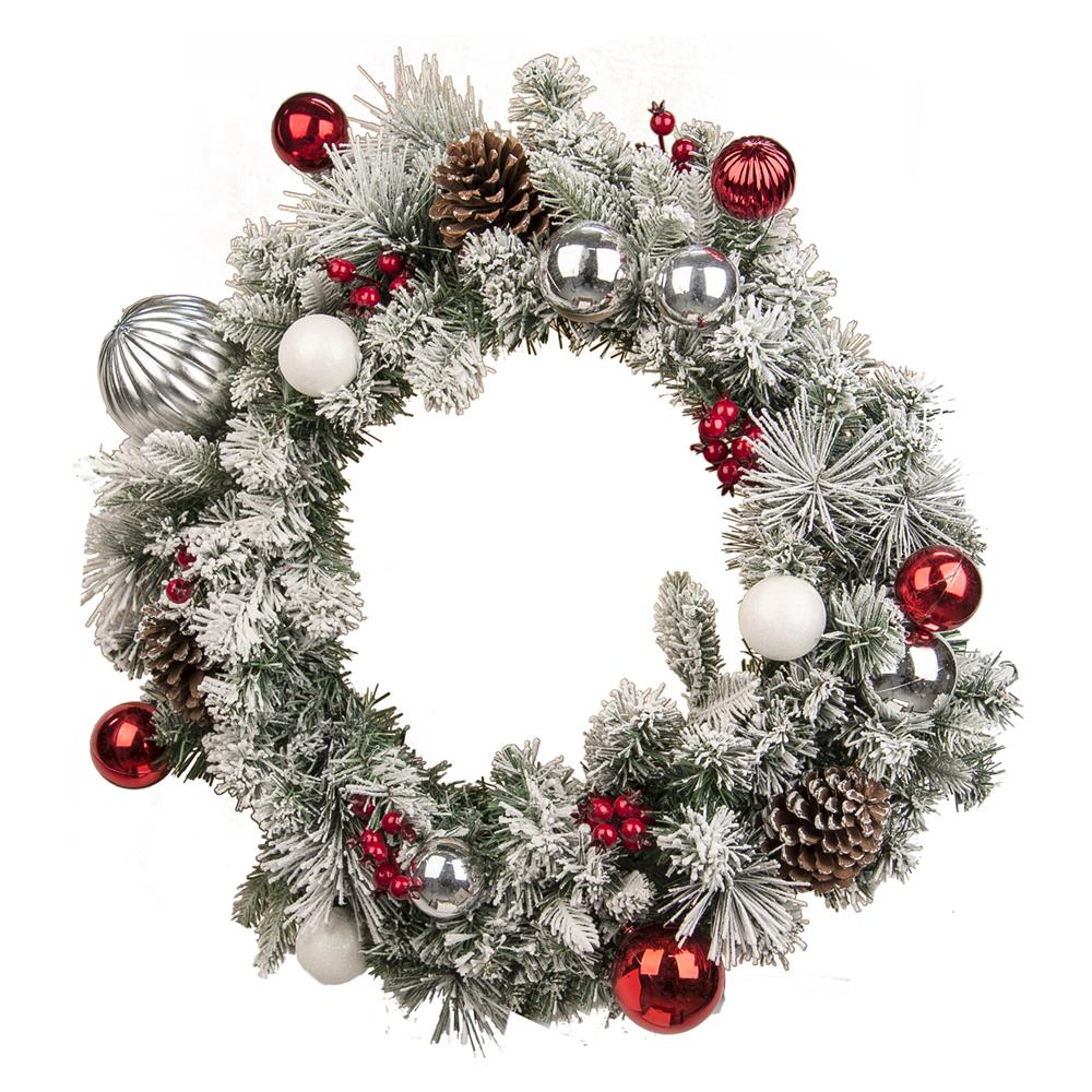 Tif 56556 Ghirlanda Natale Sfera C/Luci D.60*10Cm