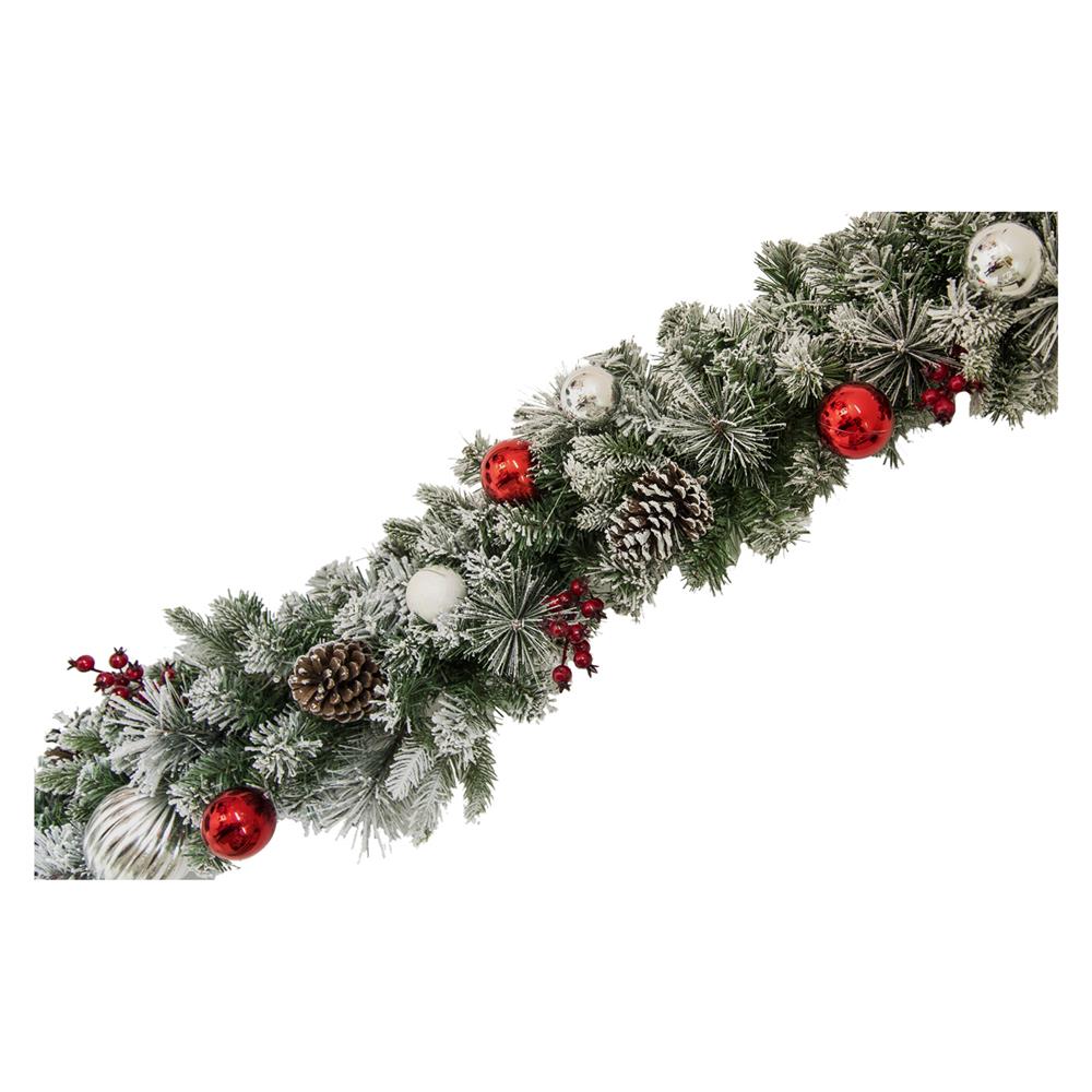 Tif 56557 Catena Natale Sfera C/Luci 180Cm - Bianco - Catene | Mikasa