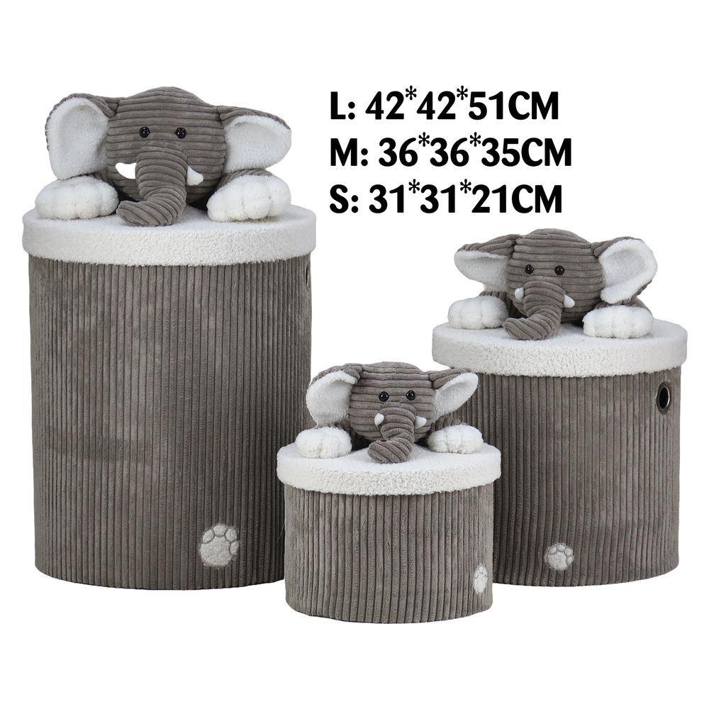 Ton 60773-P Cesta Soft Elephant Grey Small 31*21Cm 60776