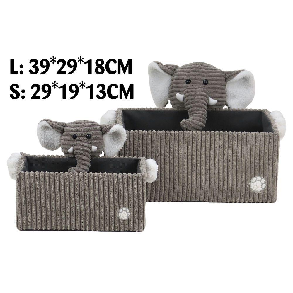 Ton 60778 Set 2 Scatole Soft Elephant Grey