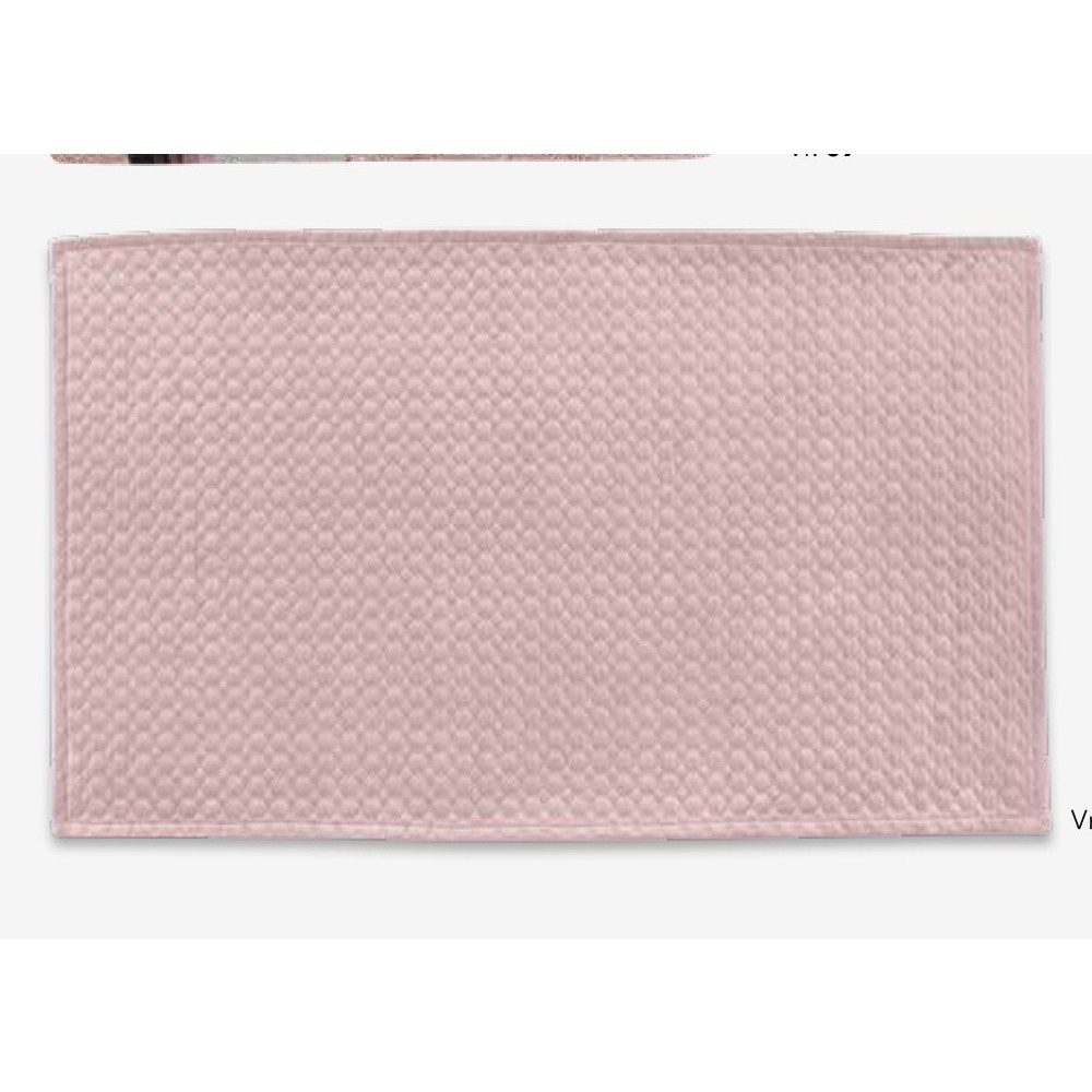 Tappeto Velluto Gaia Tinta Unita Cm.65X110 Rosa 05