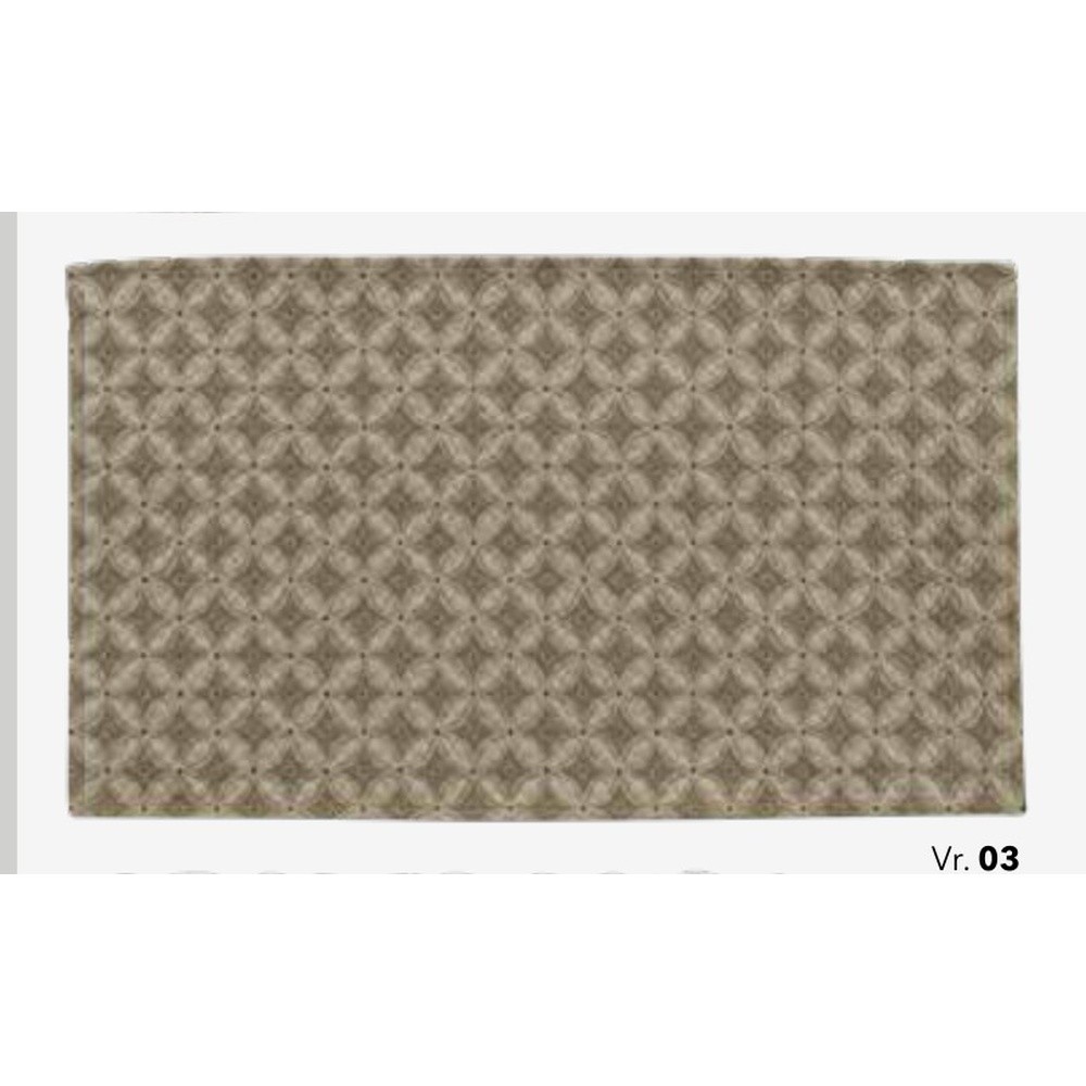 Tappeto Velluto Giardino Cm.60X110 Beige 03
