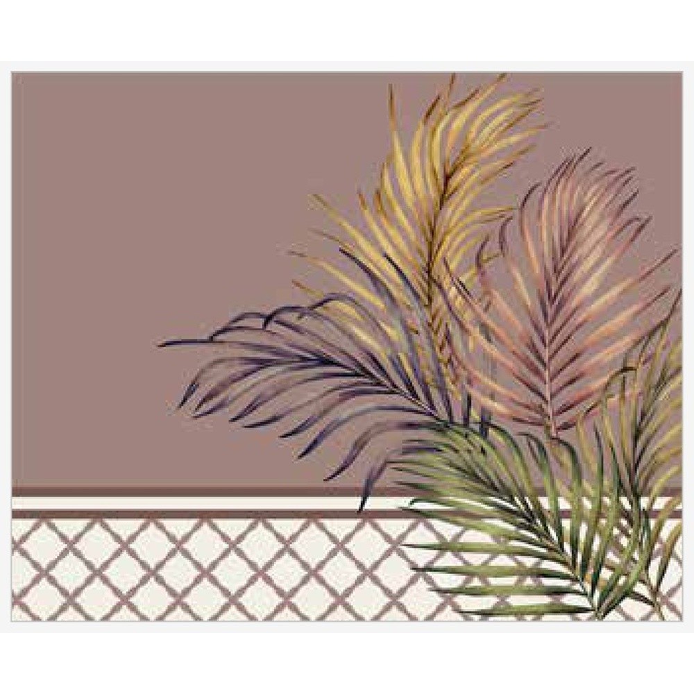 Tappeto Palm Antiscivolo Cm.50X140 Malva 69