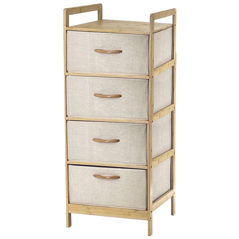 UIS 62497 Mobiletto Bambu Quattro Cassetti 40,5*38*98Cm