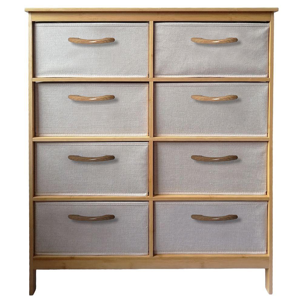 UIS 62500 Mobiletto Bambu Otto Cassetti 80*40*95Cm