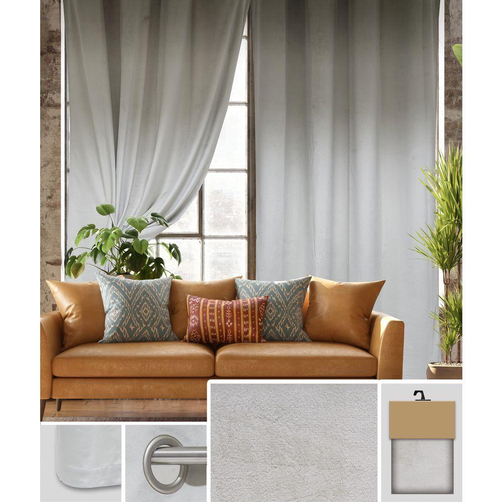 Utf 60857 Tenda Velour Grigia 140*280Cm