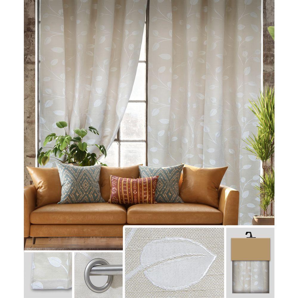 Utf 60866 Tenda Evelyn Beige 135*280Cm