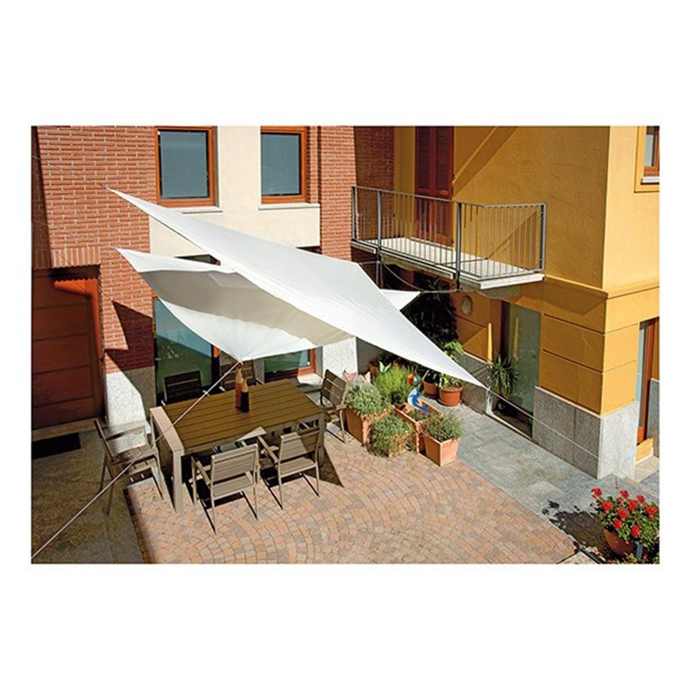 Vela 5X5X5Mt Poli Ecru' - Beige - Gazebo | Mikasa
