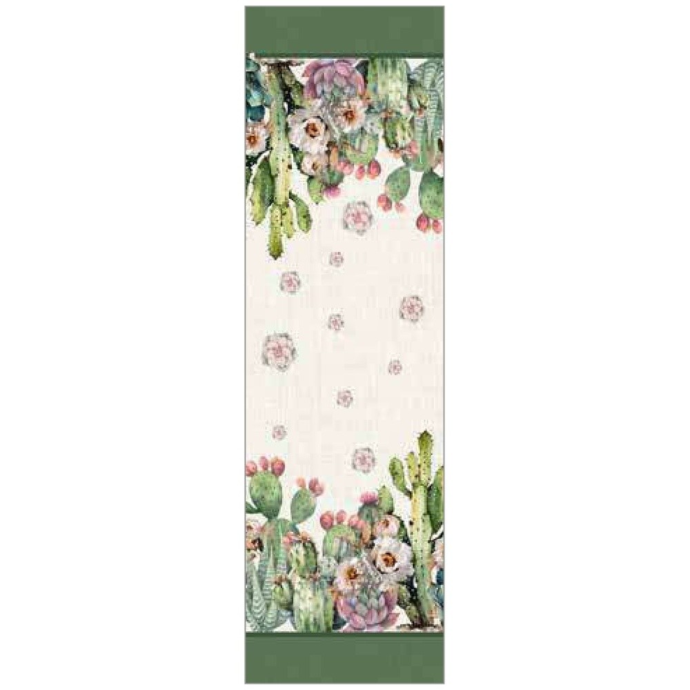 Runner California Cm.50X150 Verde 09 - Cotone Verde - Runner | Mikasa