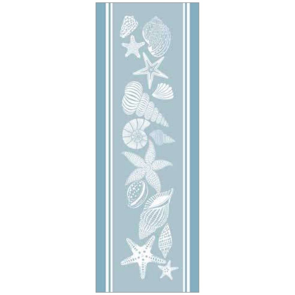 Runner Atlantis Cm.50X150 Azzurro 06 - Cotone Blu - Runner | Mikasa