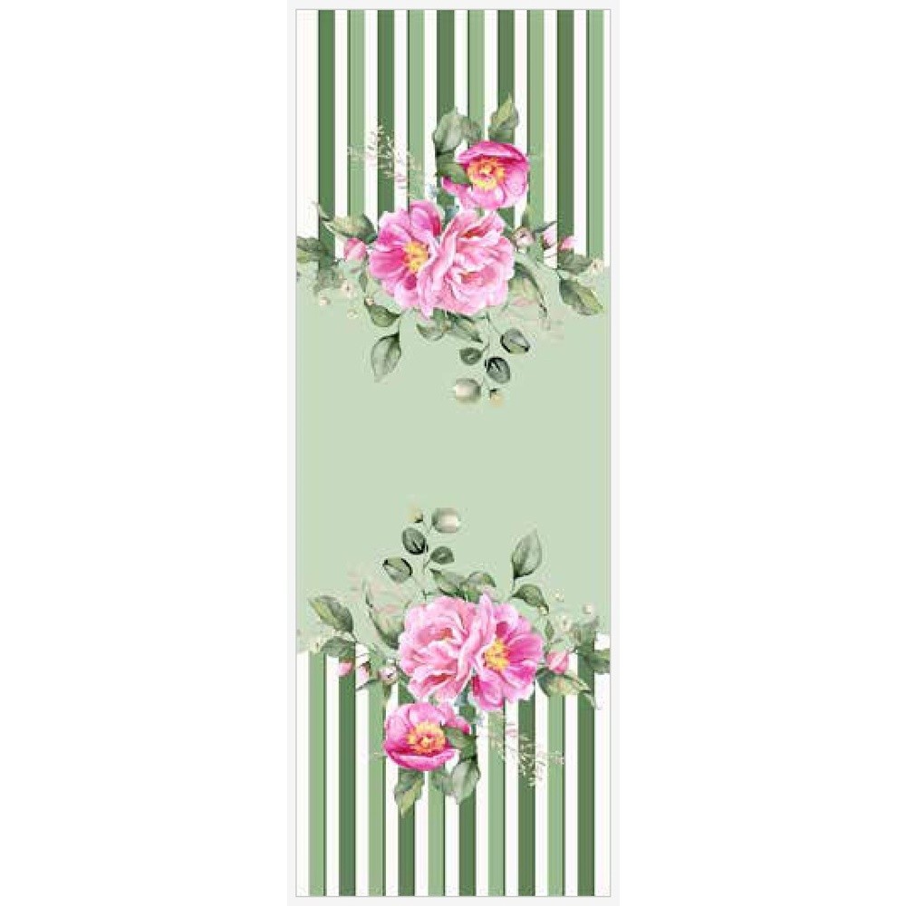 Runner Peony Cm.50X150 Verde 09