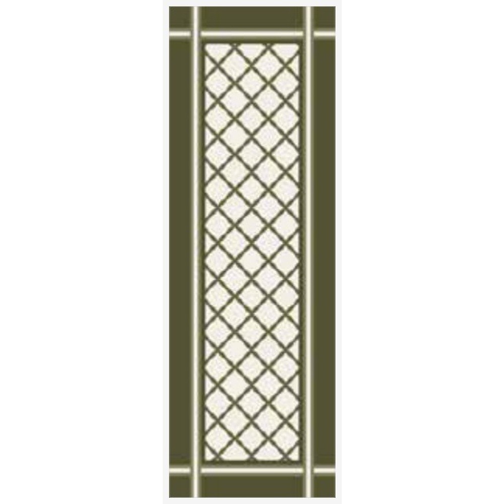 Runner Losanga Cm.50X150 Verde 09 - Cotone Verde - Runner | Mikasa