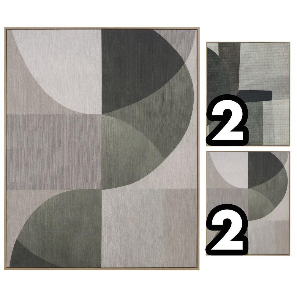 WAD 62369 Quadro Astratto Nordic Geometry 80*100Cm 2 Ass.