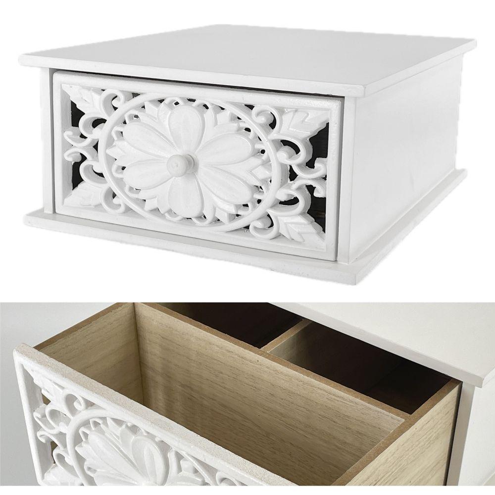 WES 62241 Box Per Macchina Del Caffe' Con Scomparti Shabby 32,5*27*13Cm - Legno - Porta Cialde | Mikasa